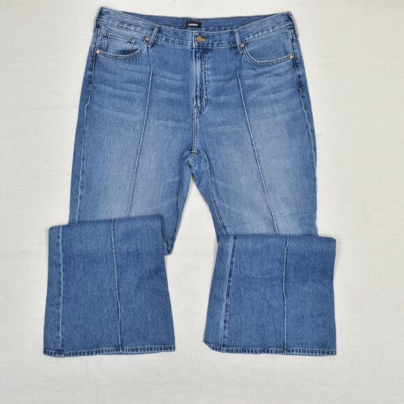 Express Classic Blue Women's Jeans - Picture 2 of 8